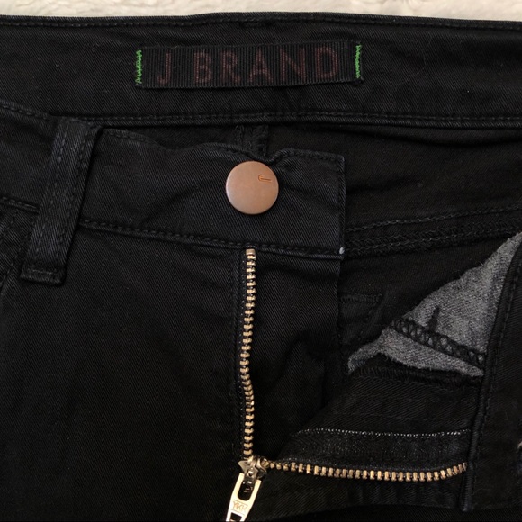 J Brand Gigi Crop Black Pant Stretch 26 - Picture 5 of 8